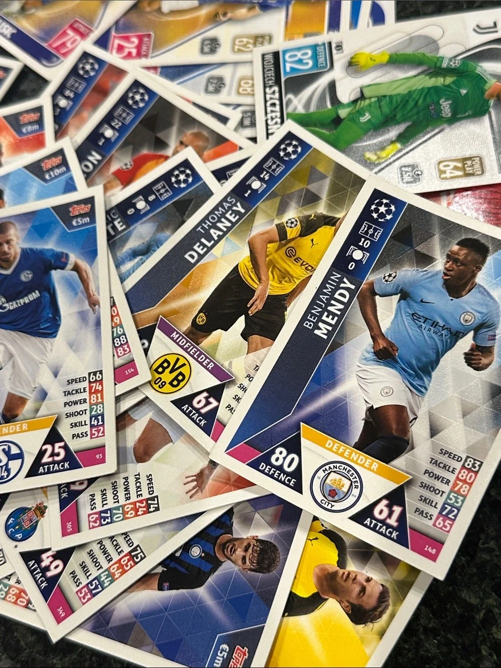 World Cup TOPPS match attack UEFA Soccer Trading Card Lot Collectible Cards